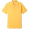 French Toast Unisex Adult Moisture Wicking Sport Polo(Gold)