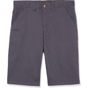French Toast Boys’ Flat Front Stretch Short(Heather Gray)