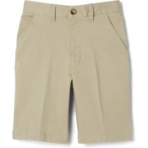 French Toast Boys’ Flat Front Stretch Short(Khaki)