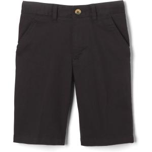 French Toast Boys’ Flat Front Stretch Short(Uniform Black)