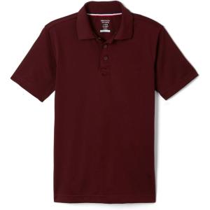 French Toast Unisex Adult Moisture Wicking Sport Polo(Burgundy)