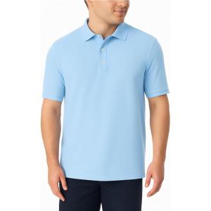 French Toast Unisex Adult Pique Polo (Standard & Husky)(Light Blue)