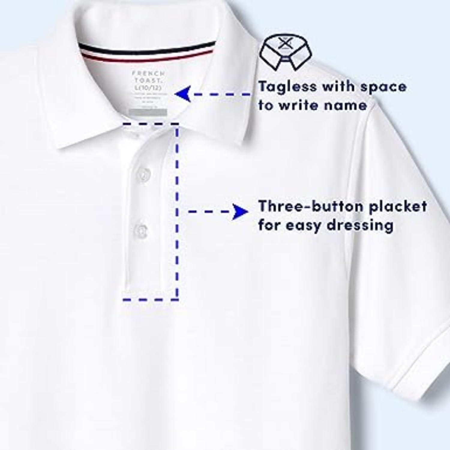 imageFrench Toast Boys 2Pack Short Sleeve Pique Polo ShirtYellow