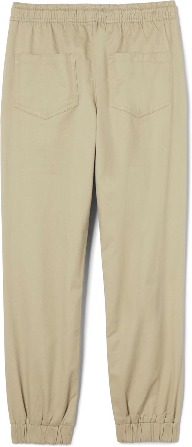 imageFrench Toast Young Mens PullOn Stretch Twill Jogger with Zipper PocketsKhaki