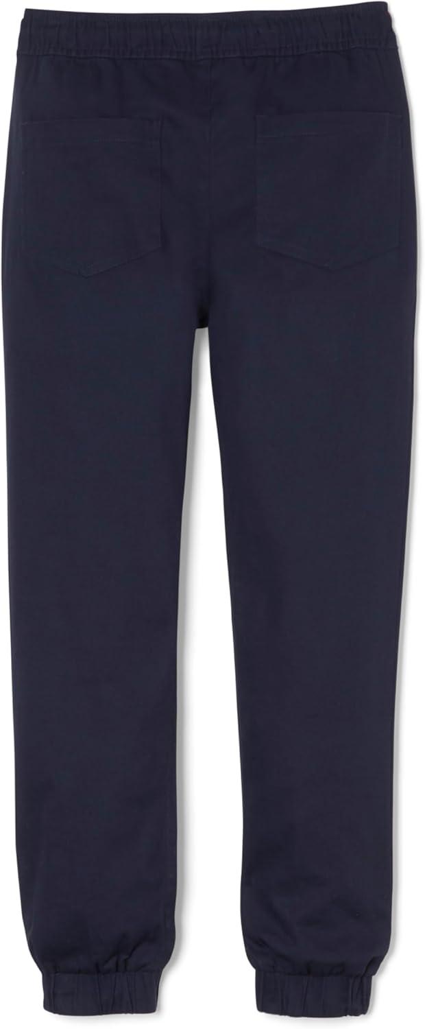 imageFrench Toast Young Mens PullOn Stretch Twill Jogger with Zipper PocketsNavy