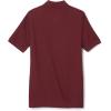 French Toast Boys’ 2-Pack Short Sleeve Pique Polo Shirt(Burgundy)