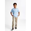 French Toast Boys’ 2-Pack Short Sleeve Pique Polo Shirt(Light Blue)