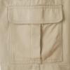 French Toast Boys’ Pull-On Twill Cargo Shorts(Khaki)