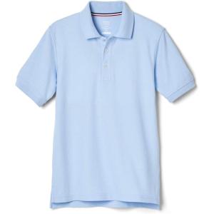 French Toast Boys’ 2-Pack Short Sleeve Pique Polo Shirt(Light Blue)