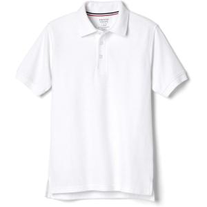 French Toast Boys’ 2-Pack Short Sleeve Pique Polo Shirt(White)