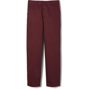 French Toast Boys’ Work Wear Finish Double Knee Pant(Burgundy)
