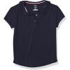 French Toast Girls’ Short Sleeve Moisture Wicking Sport Polo(Navy)