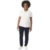 French Toast Little Girls’ Short Sleeve Stretch Pique Polo(White)