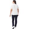French Toast Women’s Junior’s Fitted Wrinkle-Resistant Oxford Shirt with Short Sleeves(White)