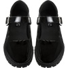 French Toast Girls Round Toe Ankle Strap Maryjane School Shoes Toddler/Little Kid/Big Kid(Black Patent)