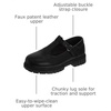 French Toast Girls Round Toe Ankle Strap Maryjane School Shoes Toddler/Little Kid/Big Kid(Onyx)