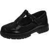 French Toast Girls Round Toe Ankle Strap Maryjane School Shoes Toddler/Little Kid/Big Kid(Black Gloss)