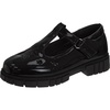 French Toast Girls Round Toe Ankle Strap Maryjane School Shoes Toddler/Little Kid/Big Kid(Glossy Black)