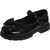 French Toast Girls Round Toe Ankle Strap Maryjane School Shoes Toddler/Little Kid/Big Kid(Shiny Black)