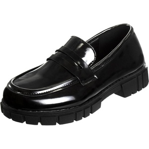 French Toast Girls Round Toe Ankle Strap Maryjane School Shoes Toddler/Little Kid/Big Kid(Black Shine)